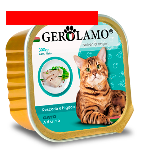 Paté Gato Adulto – Sabor Pescado e Hígado 300gr