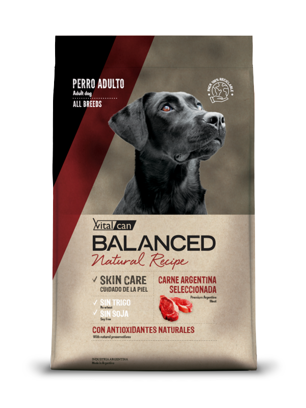 Balanced Perro adulto Carne Argentina seleccionada, 15KG