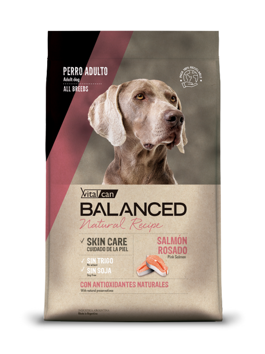 Balanced Perro adulto Salmón Rosado, 15KG