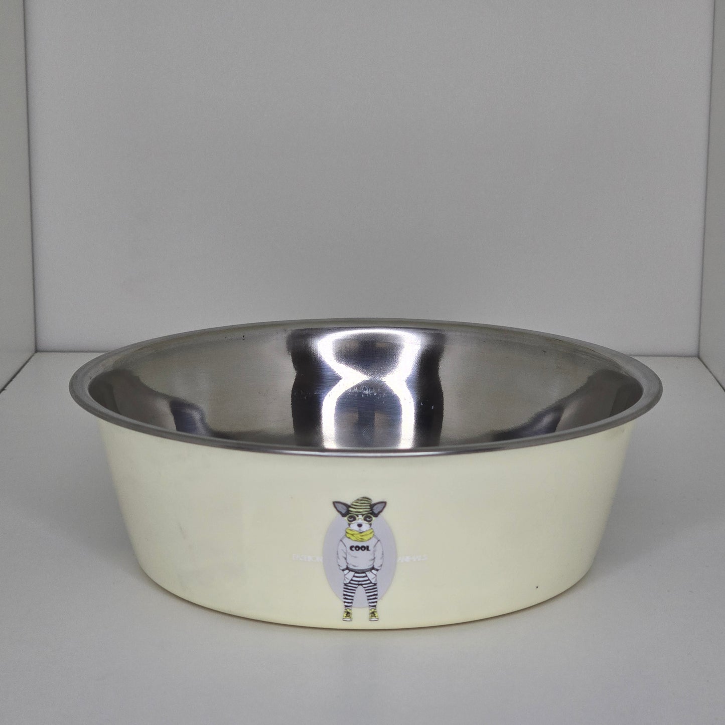 Plato metalico para mascotas 19cm