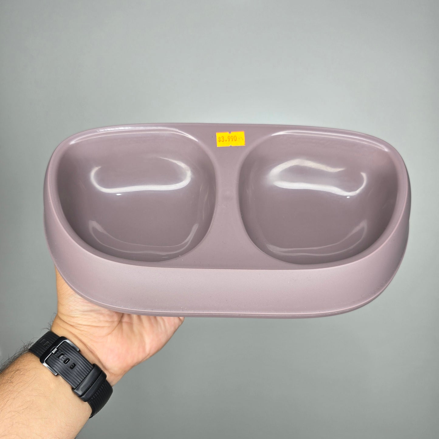 Plato doble para mascotas - Plastico Buen Amigo