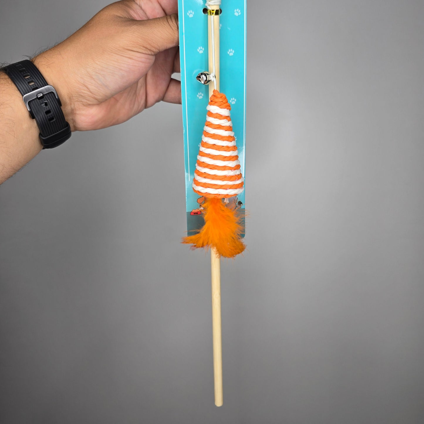 Juguete para Gatos - Varilla con Pluma