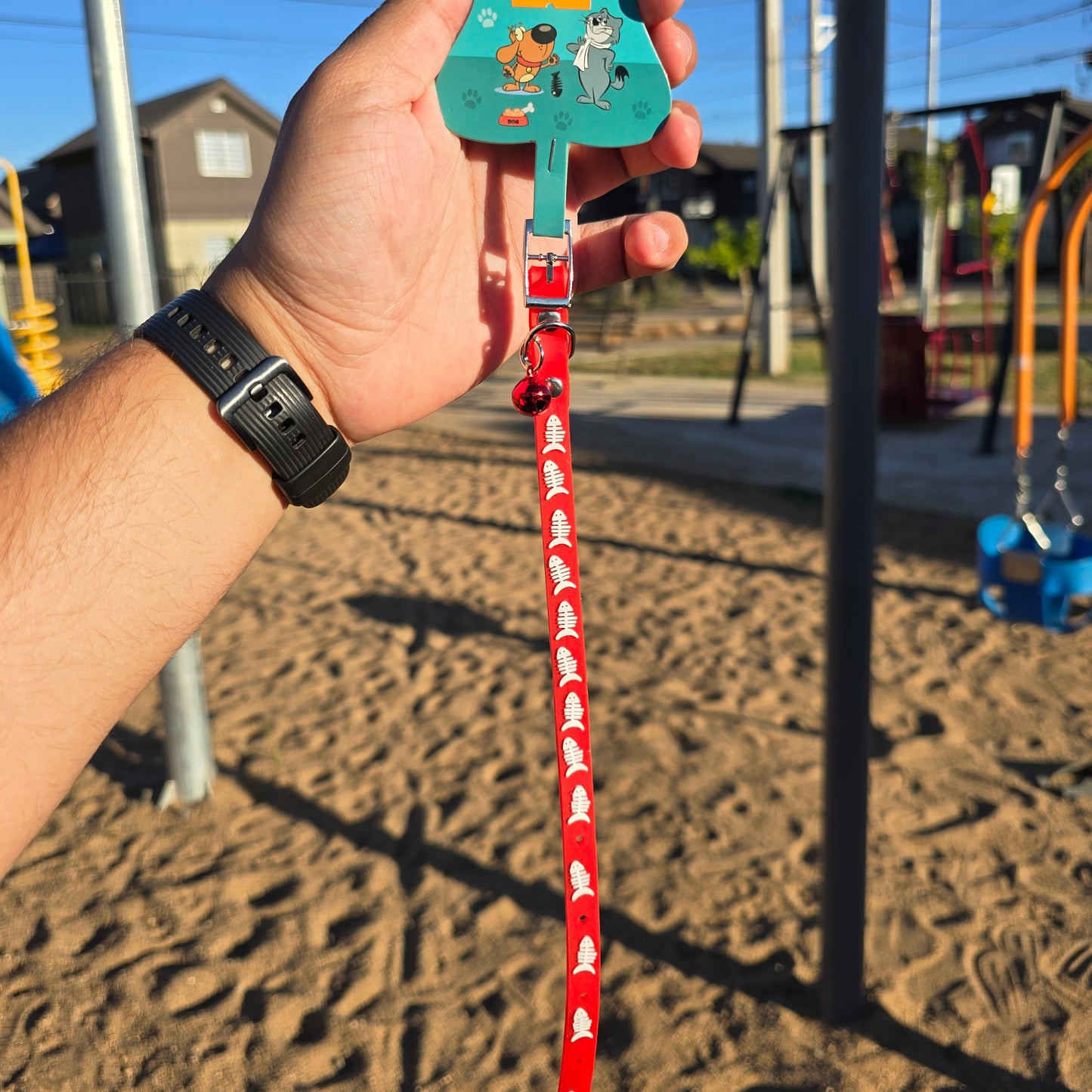 Collar de silicona para Gatos - Diseño de Pez