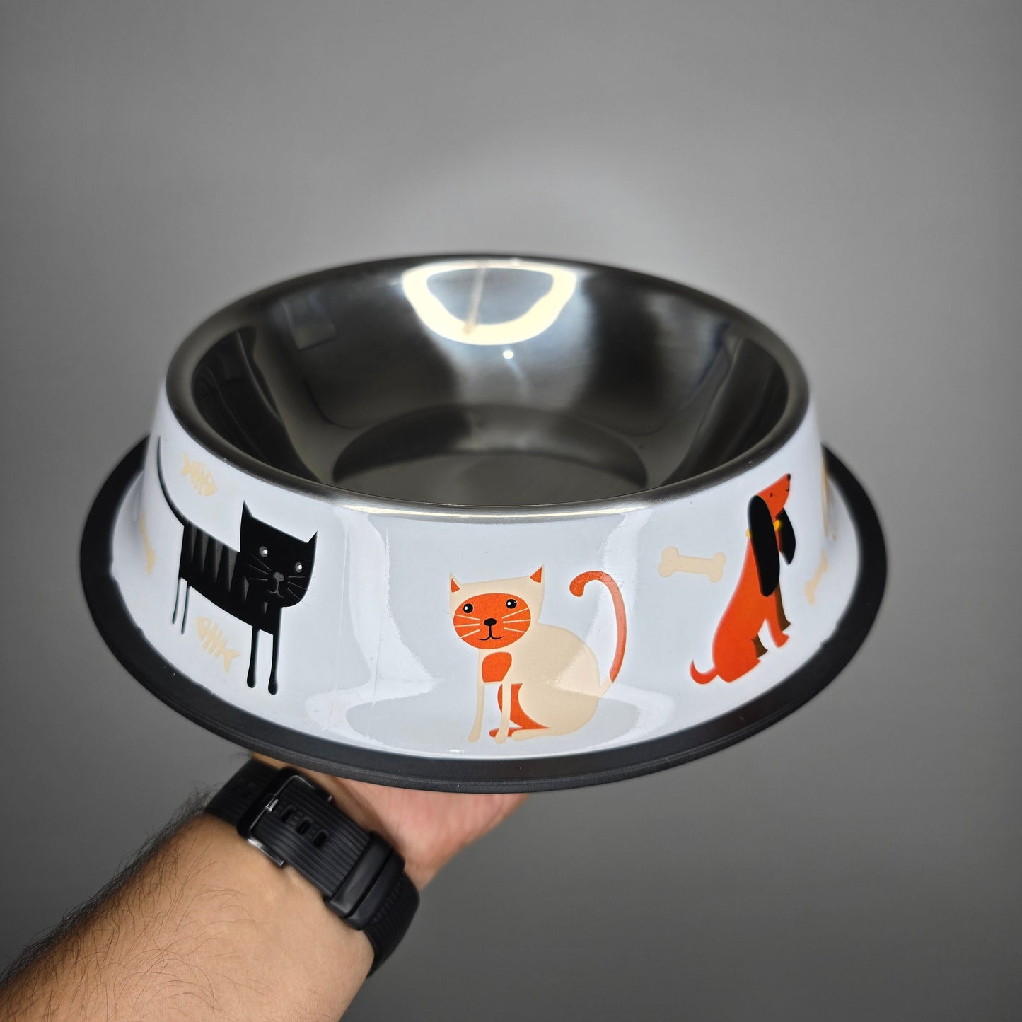 Plato de acero inoxidable Buen Amigo - 26cm