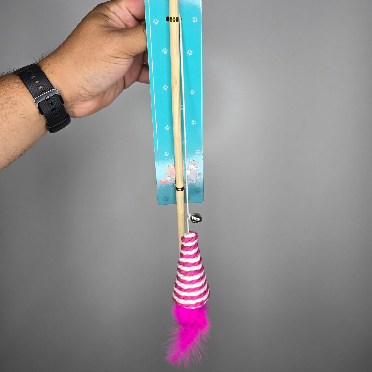 Juguete para Gatos - Varilla con Pluma