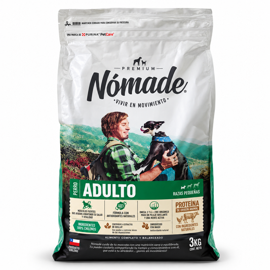 Nomade perro adulto raza pequeña 3KG