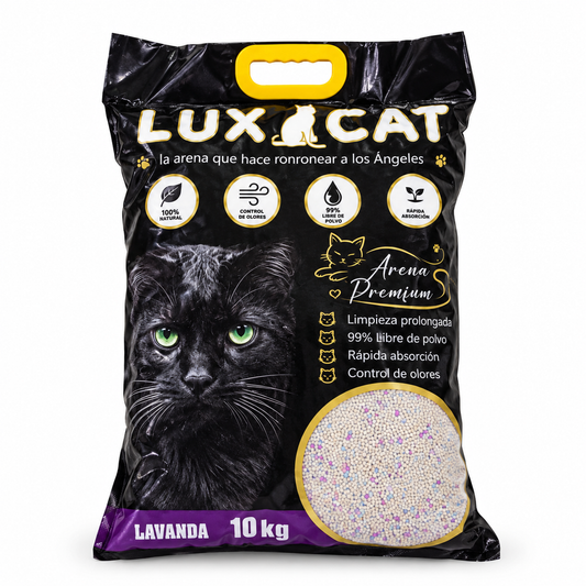 Lux Cat Lavanda 10kg Arena Sanitaria
