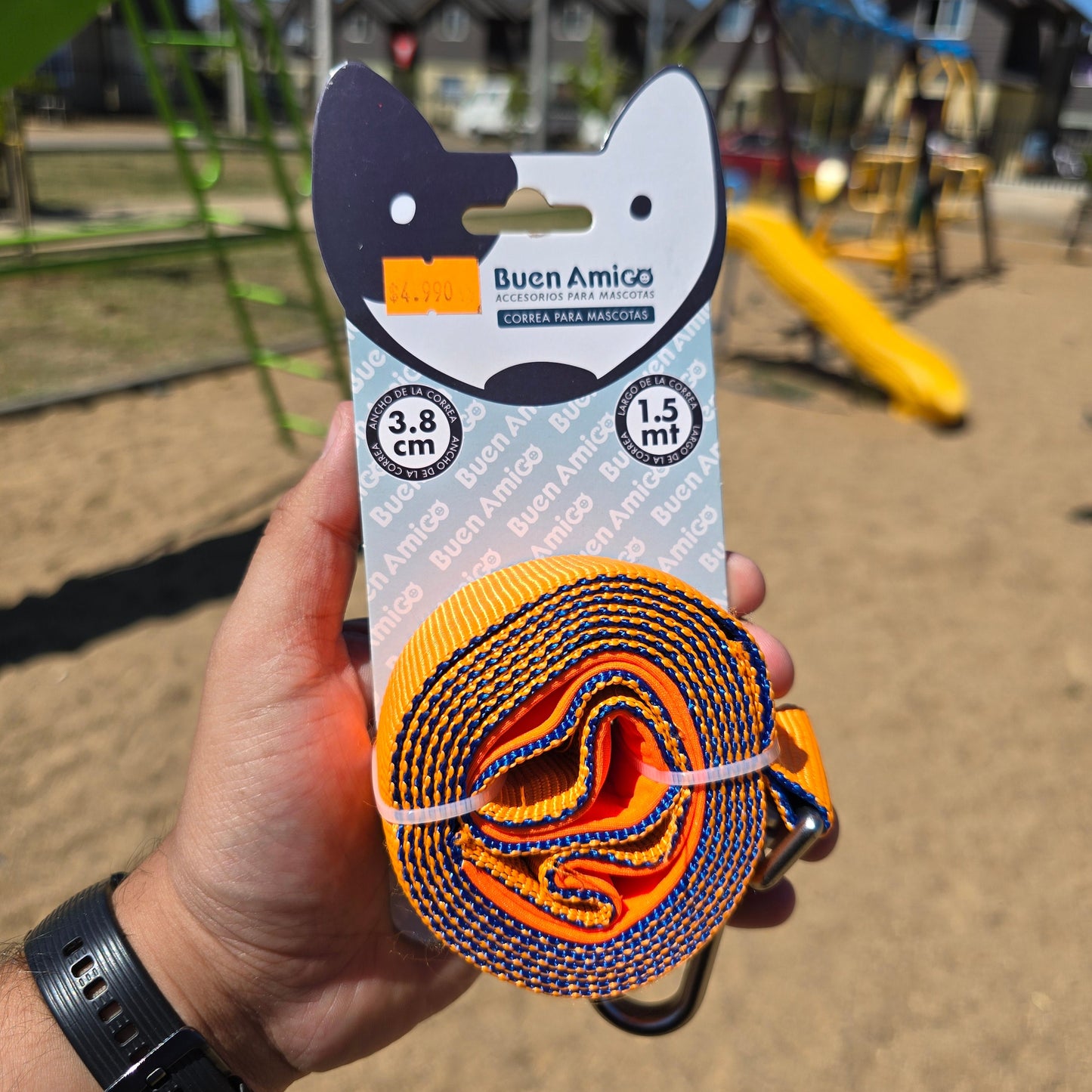 Correa 3.8cm x 1.5Mts - Buen Amigo