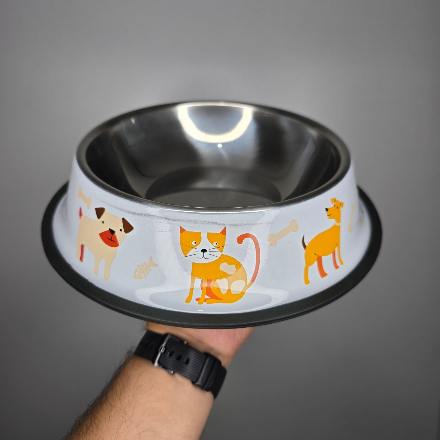 Plato de acero inoxidable Buen Amigo - 26cm