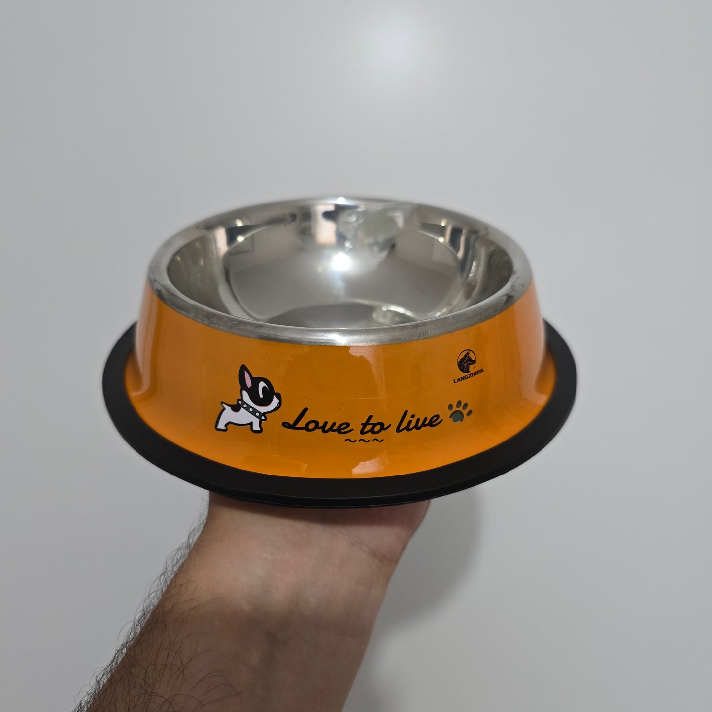 Plato metalico de colores 18cm